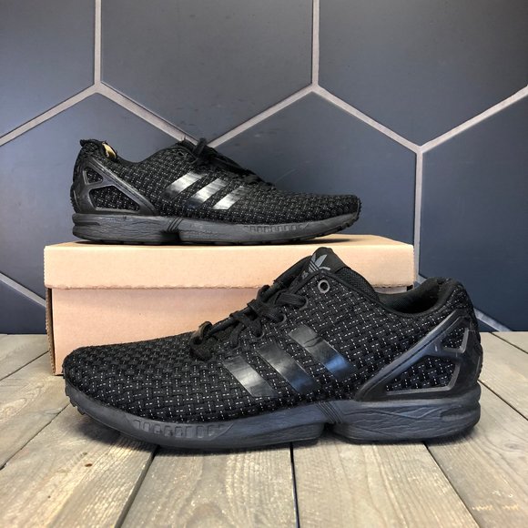 zx flux black reflective